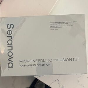 Seranova micro, needling infusion kit. New in box, it diminishes fine lines